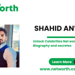 Shahid Anwar Net worth